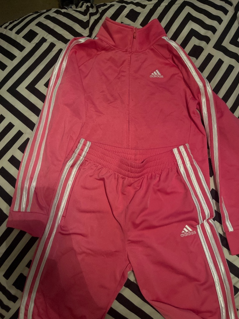Pink adidas girls Fit